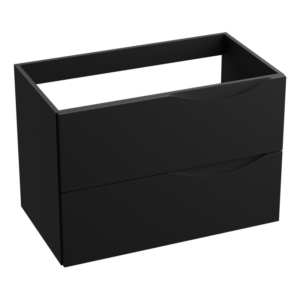 Badrumsskåp Väggmonterad Kolorado Black Matt 80,5