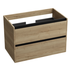 Badrumsskåp Väggmonterad Minnesota Wood Black 80,5