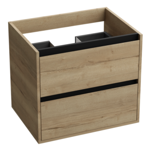 Badrumsskåp Väggmonterad Minnesota Wood Black 60,5