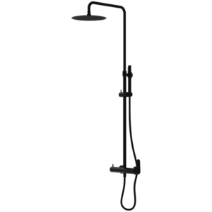 Duschset med Regndusch Cetus Matt Black