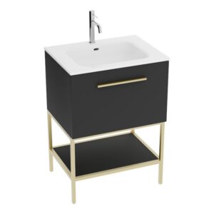 Fristående Badrumsskåp med Tvättställ Boston 60