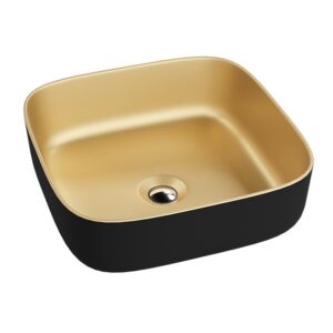 Tvättställ Galera Mini i Guld/Svart