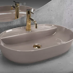 Fristående handfat Stella Beige