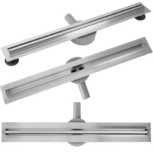 Golvbrunn Linjeavlopp NEOX SLIM PRO Nickel Brush 100