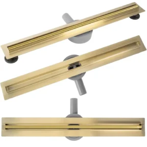 Golvbrunn Linjeavlopp NEOX SLIM PRO Gold 100