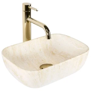 Fristående Handfat Belinda Travertine Matt